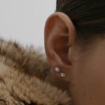 Серьги с жемчугом и микробриллиантами