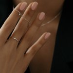 Кольцо из золота с микробриллиантом