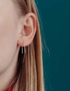 Серьги крючки