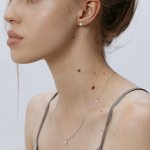 Подвеска с жемчугом и микробриллиантами