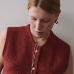 Галстук-боло золотой