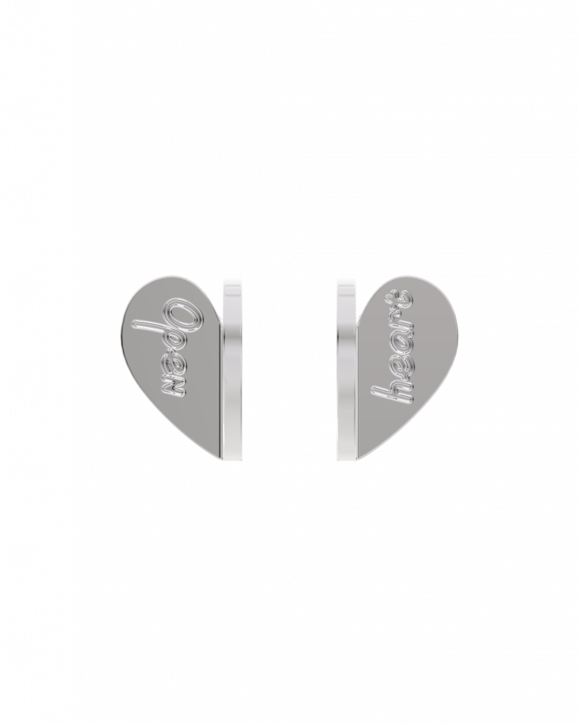 Пусеты Open heart