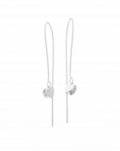 Серьги-протяжки Оpen heart