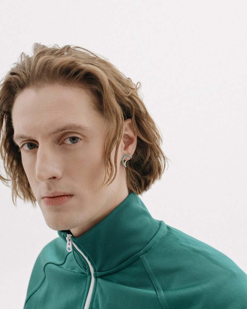 Пусеты Свобода Вертикальные