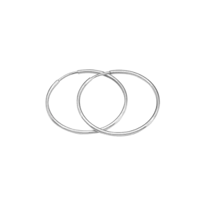 Серьги-обручи 3 см