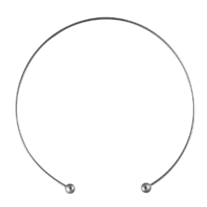 Открытый чокер с шариками M