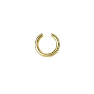 Объемный маленький позолоченный кафф