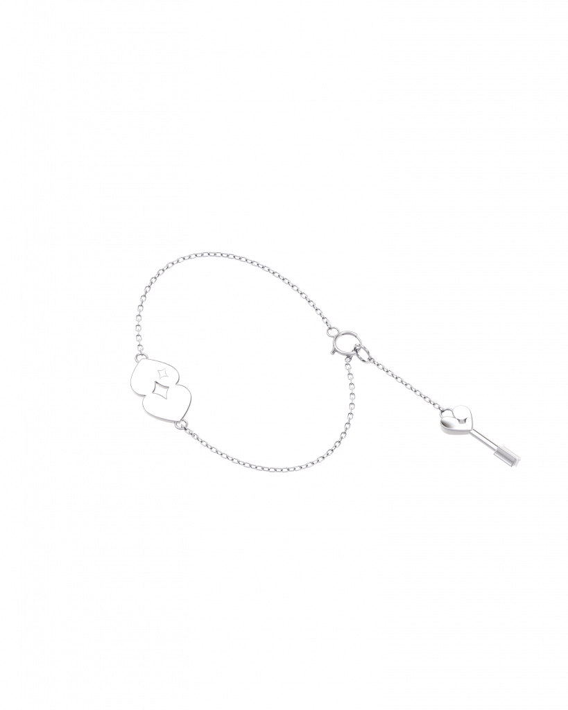 Браслет Сердце с ключиком